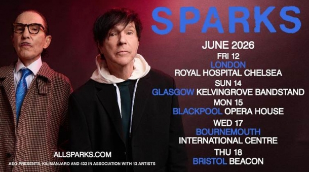 Sparks at Bristol Beacon on 18 June 2026