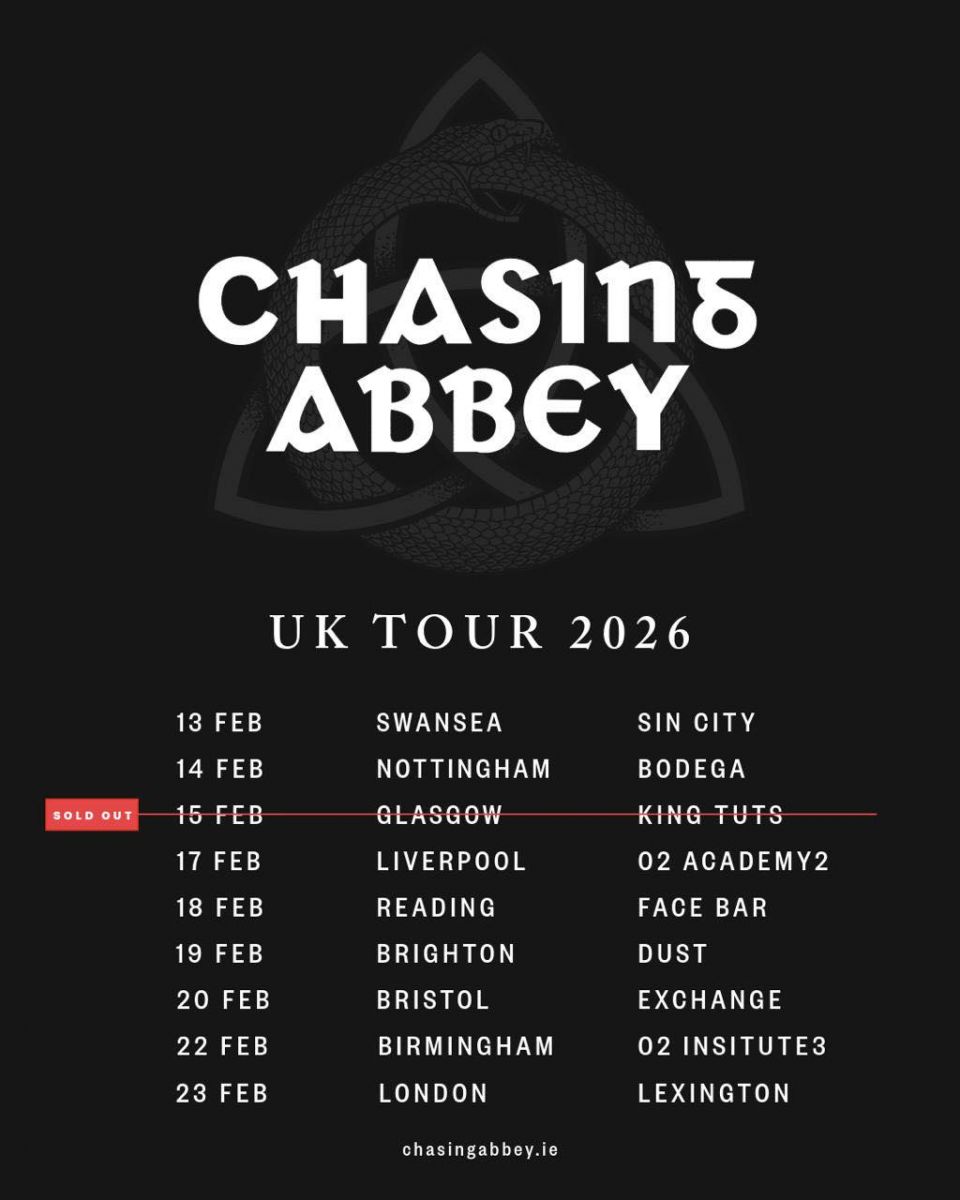 Chasing Abbey 2026 UK Tour
