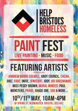Paint Fest for Help Bristol's Homeless on 10-11 May 2025