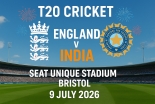 England v India T20 Cricket in Bristol - 9 July 2026